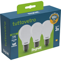 beghelli led 58050 goccia e27 w8 ca3000k set 3 cod:ferx.500917