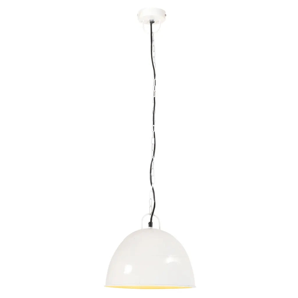 Lampada Industriale Vintage 25 W Bianca Rotonda 31 cm E27 cod mxl 70536