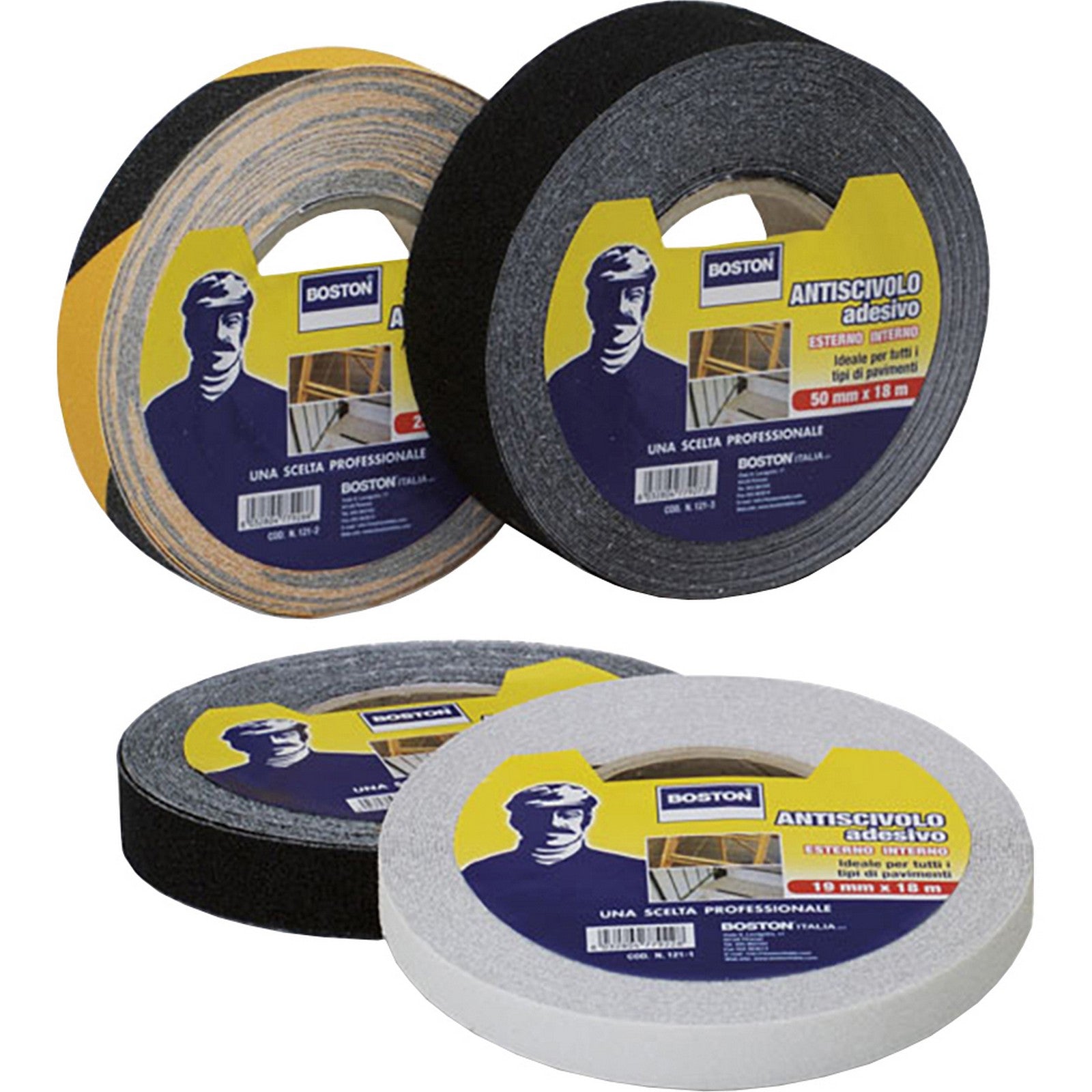 boston nastro antisdrucciolo trasparente mm.50x18m cod:ferx.500977