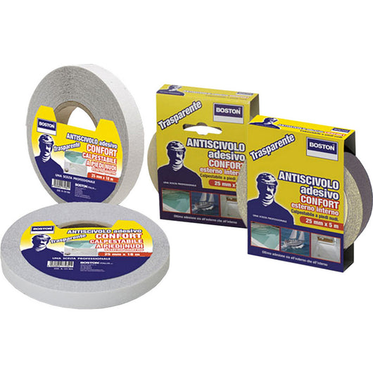 boston nastro antisdrucciolo confort mm.25x5m cod:ferx.500978