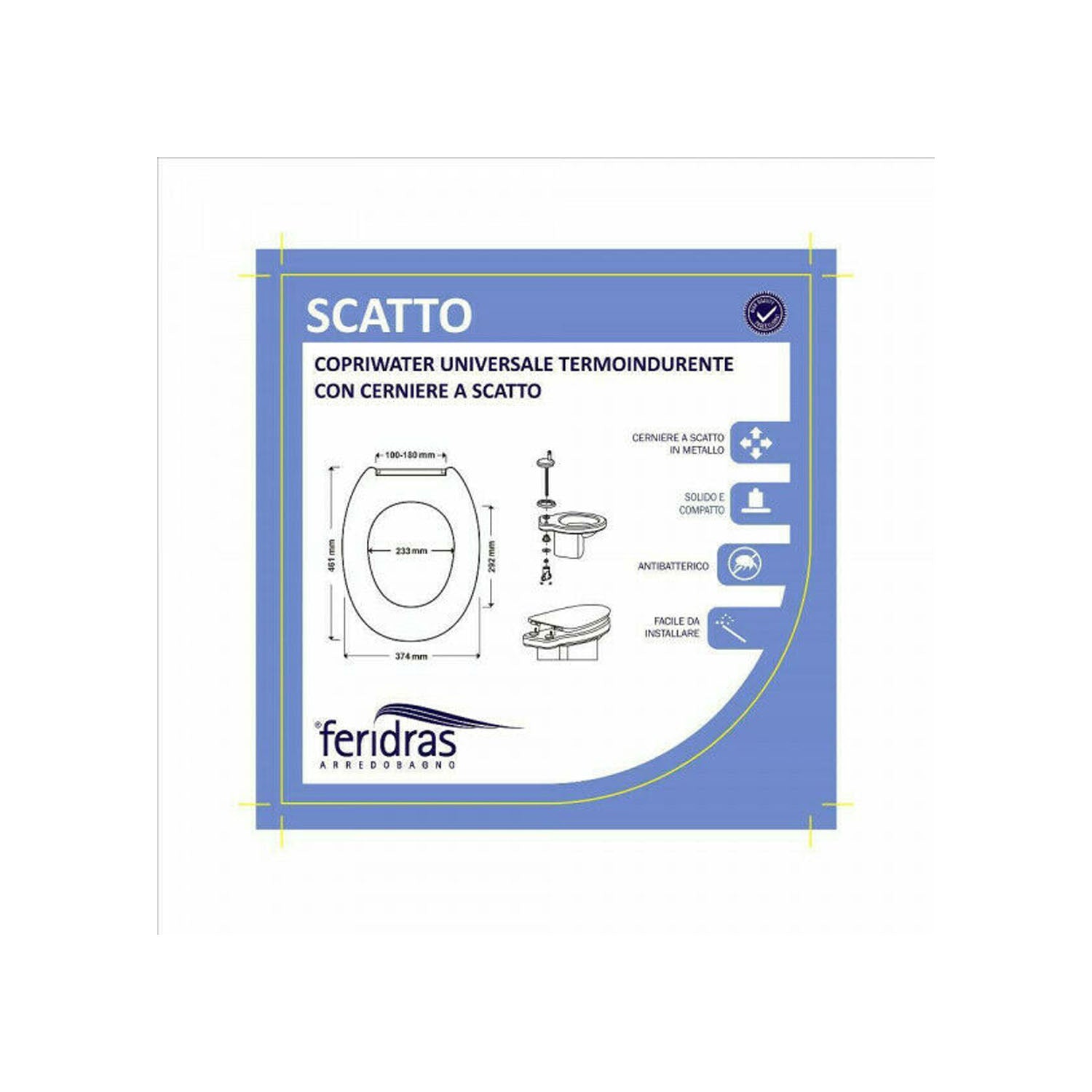 SEDILE TERMOIND.BIANCO CH.RALL
