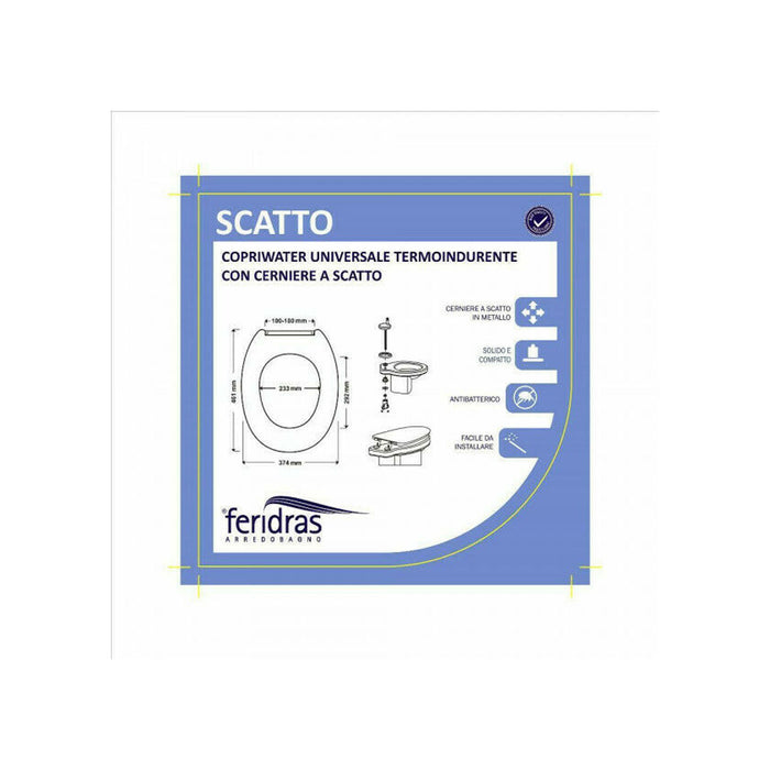SEDILE TERMOIND.BIANCO CH.RALL