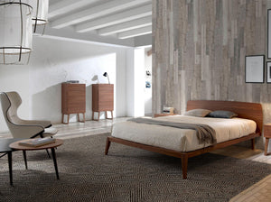 Poltrona in tessuto grigio