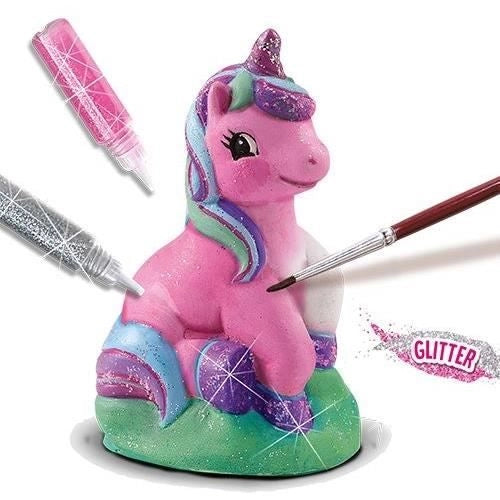 Modellare e dipingere - Unicorno - SES CREATIVE - Facile da riempire con gesso e acqua