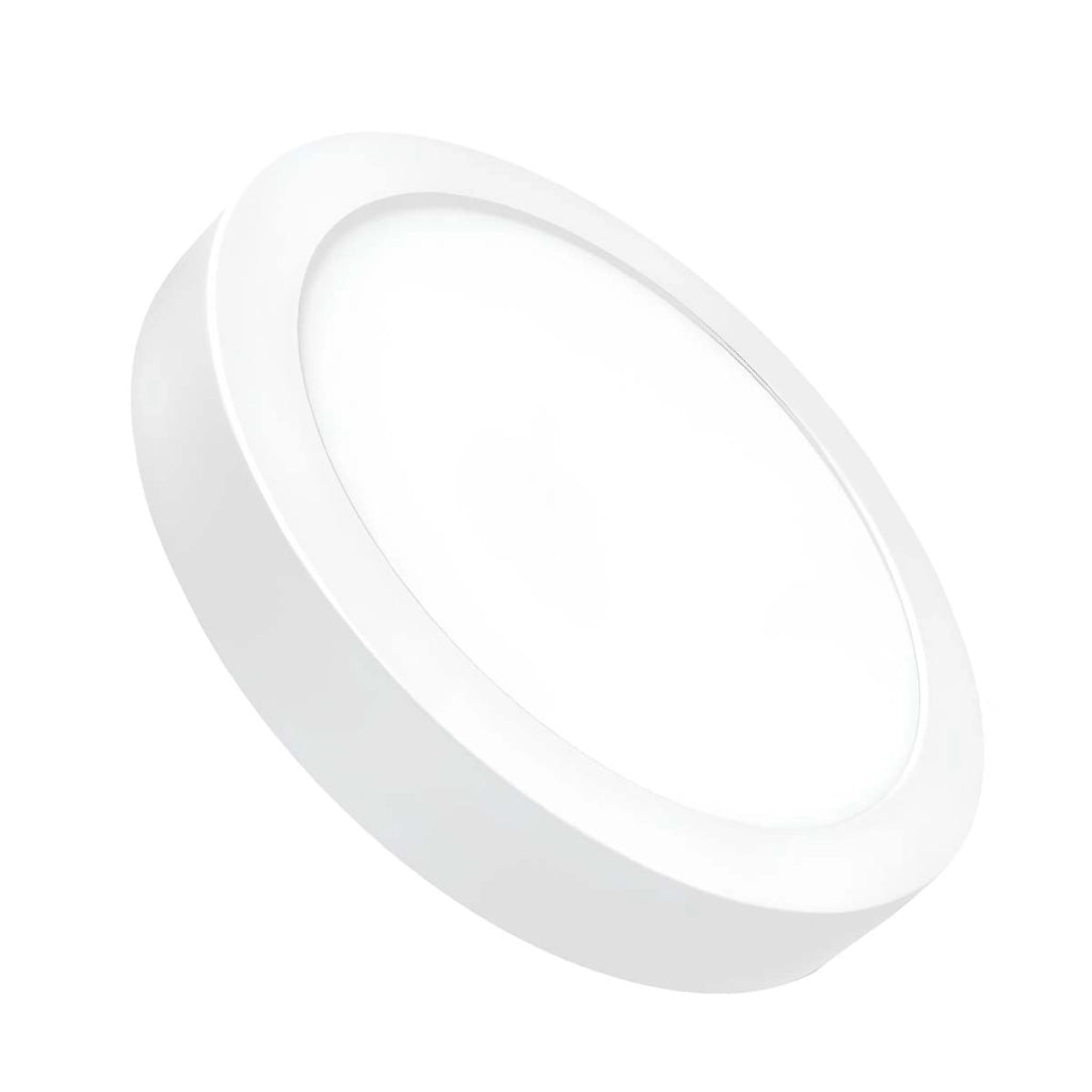 Pannello Luminoso LED Formato Rotondo 18W 220×220mm Design Ultra Sottile ed Elegante Bianco Avizar