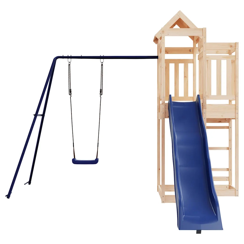 Set da Gioco da Esterno in Legno Massello di Pino 3156883