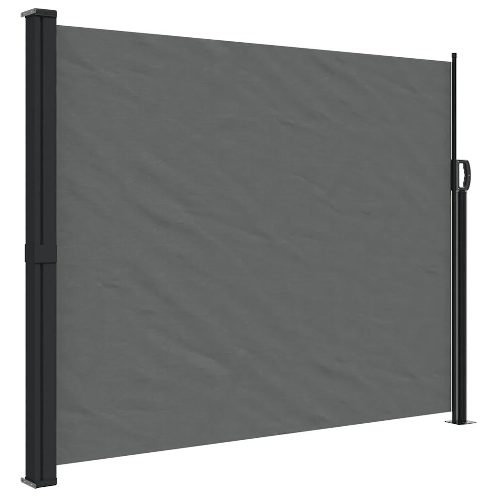 Tenda da Sole Laterale Retrattile Antracite 160x600 cm 4004533