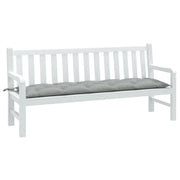 Cuscino Panca Giardino-Cuscini per panchina da esterno Grigio Chiaro M¨¦lange 180x50x7cm Tessuto
