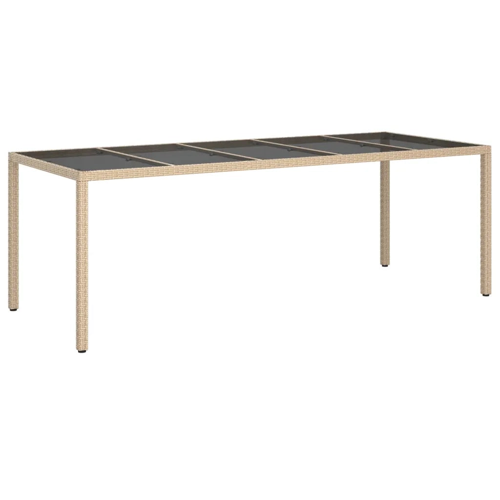 Set da Pranzo da Giardino 9 pz con Cuscini Polyrattan e Vetro 3278593