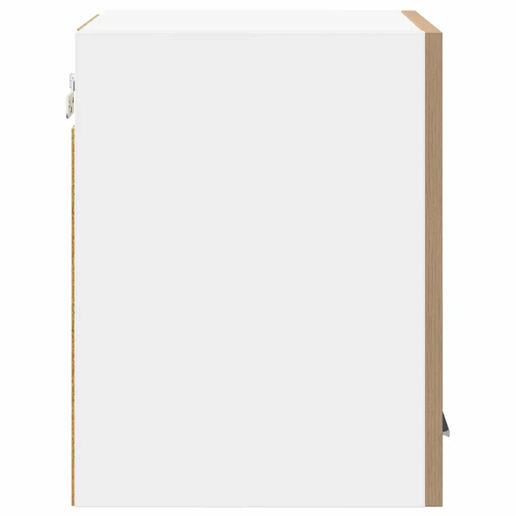 Armadio pensile Rovere Artigiano e Bianco 30 x 31 x 40 cm 884128
