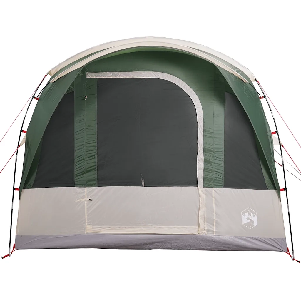 Tenda da Campeggio a Tunnel per 3 Persone-Tenda per Escursionismo Verde Impermeabile 975286