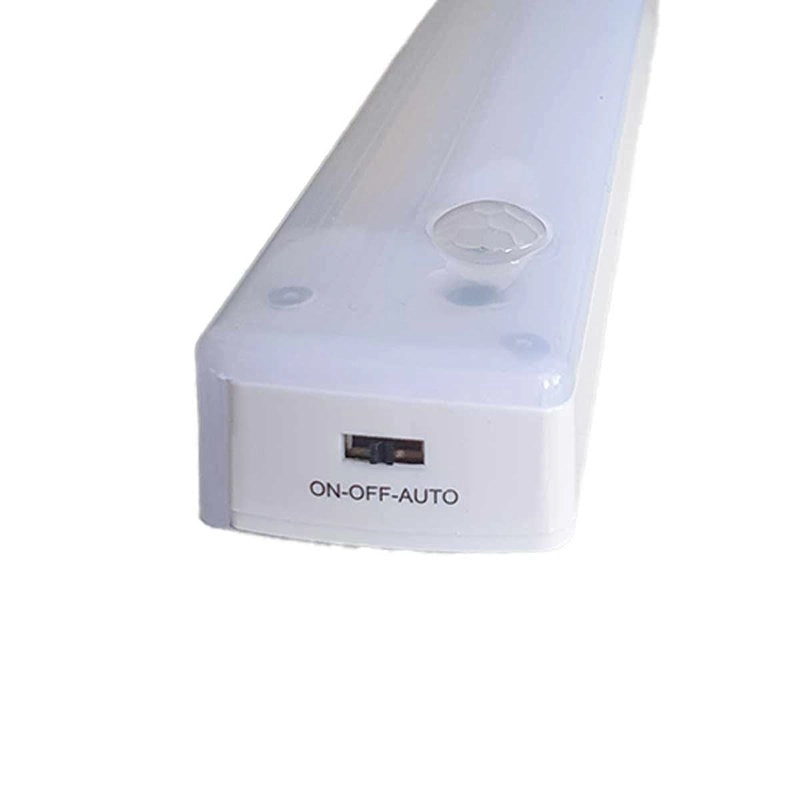 Lampada LED con Sensore a Movimento 2 Modalità Lampada Notturna con Luce Bianco Freddo 6500K 150lm 3W 190*35mm