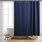 Douchegordijn Luxuoso in Blu Scuro con Proprietà Idrorepellenti e Antimuffa