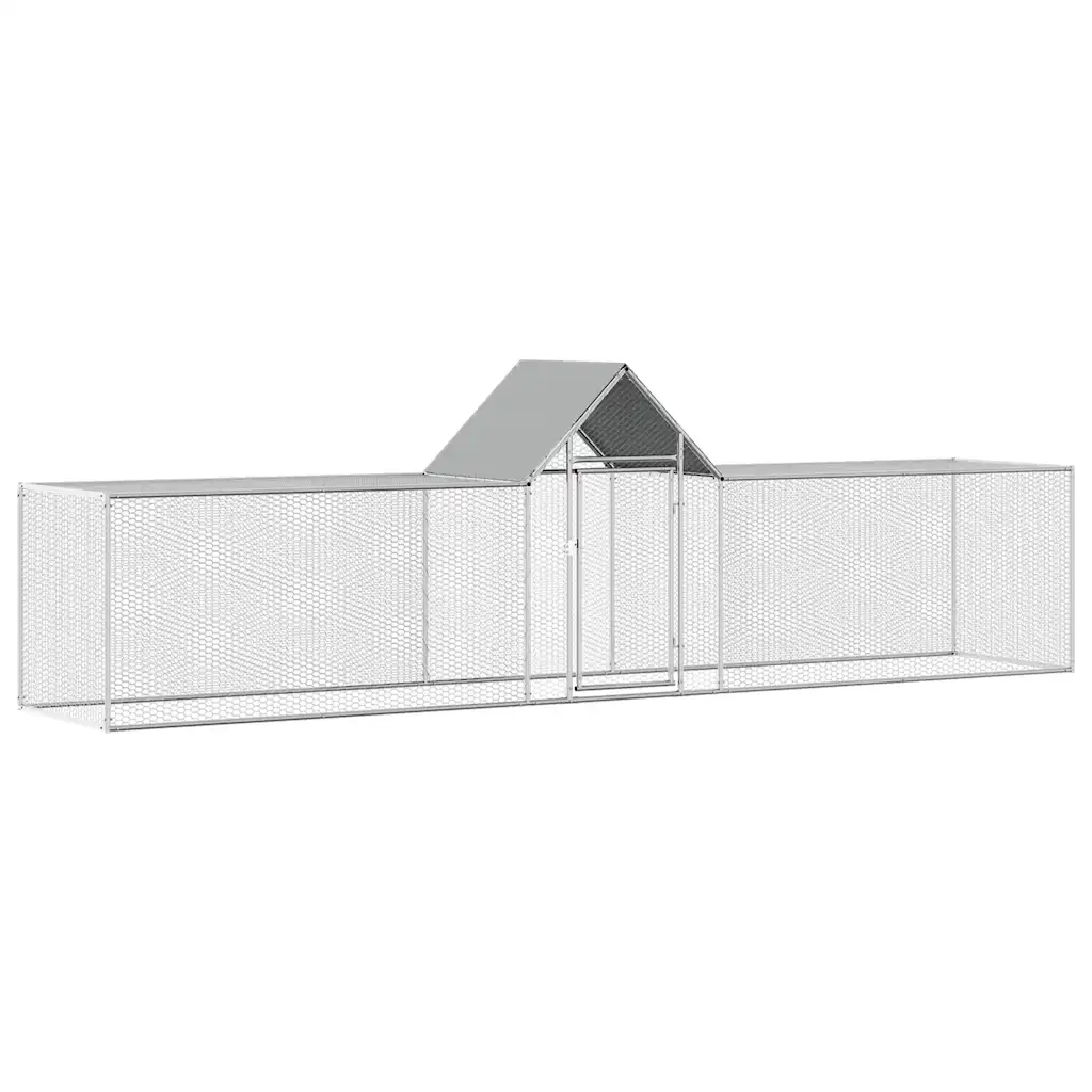 Pollaio 5x1x1,5 m in Acciaio Zincato CFW4658419