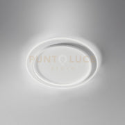 DHARMA P/G PLAFONIERA LED 3300LM 3000K 49W IP20 COLORE BIANCO D.55CM