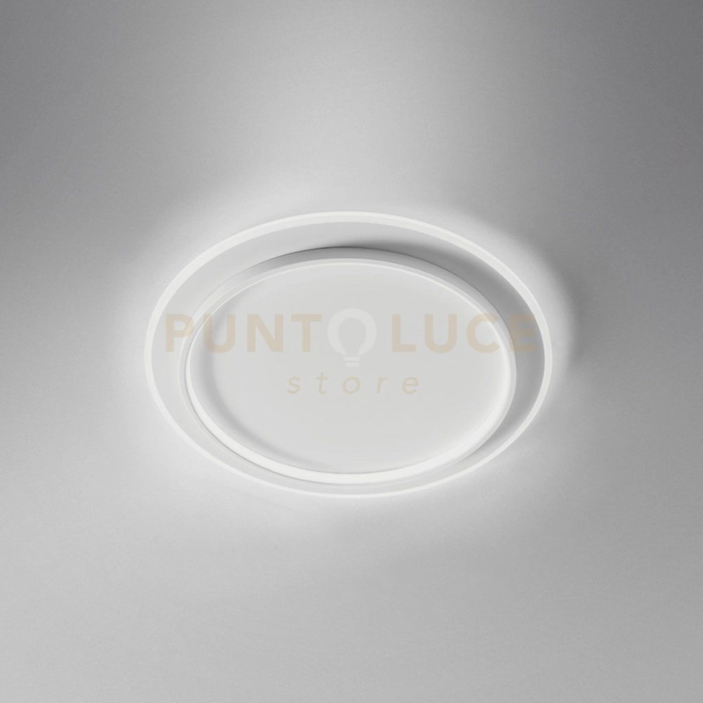 DHARMA P/G PLAFONIERA LED 3300LM 3000K 49W IP20 COLORE BIANCO D.55CM