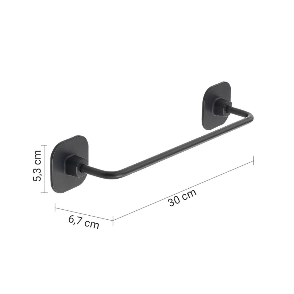 PORTASALVIETTE TEIDE 30CM NERO MATT.
