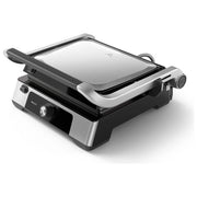 Philips, Grill Elettrico Bistecchiera Serie 5000, 2200W, Apertura 180°, Piastre Rimovibili, HD6301-90