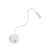 Lampada Da Parete Focus-2 Ap Bianco Ideal-Lux