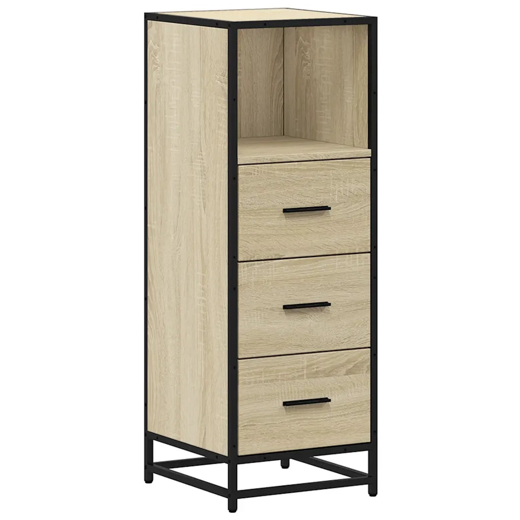 Armadietto Bagno Rovere Sonoma 35x37,5x100 cm Legno Multistrato