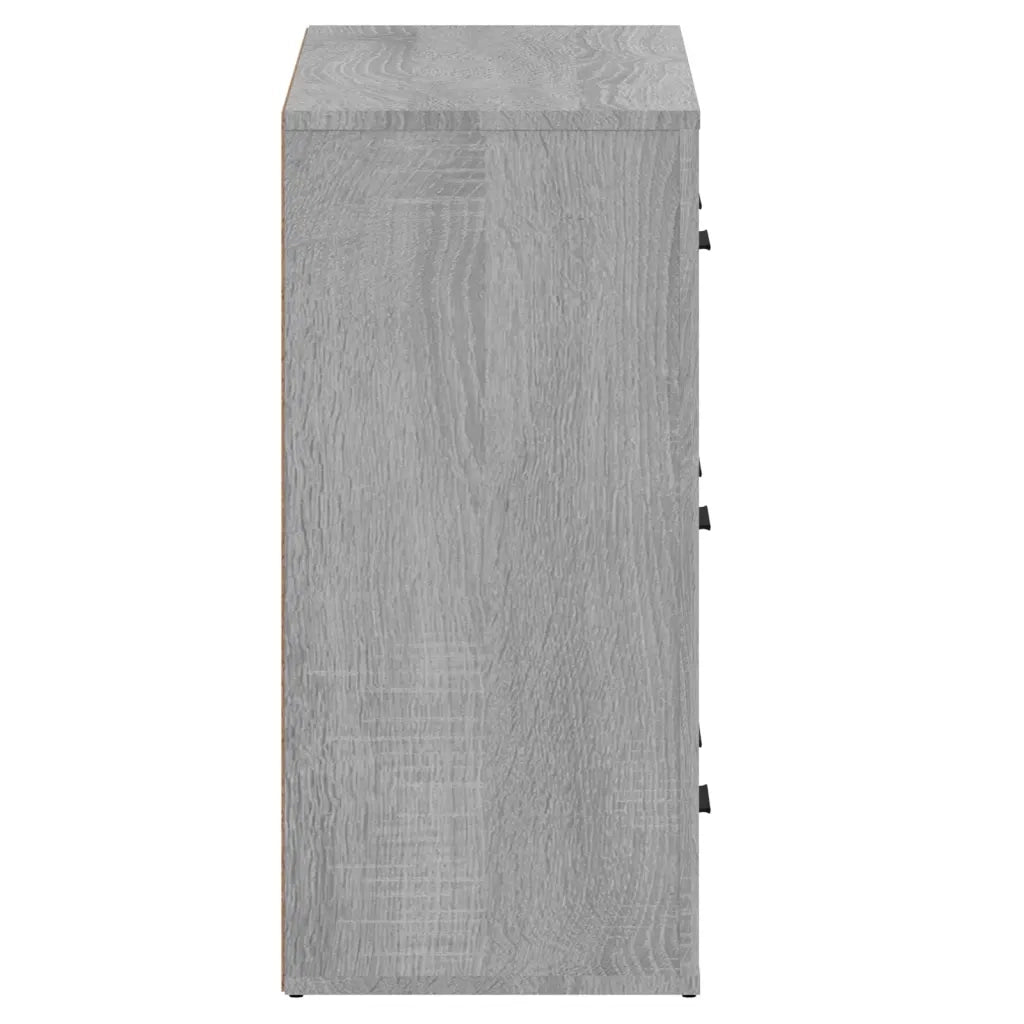 Credenze 2 pz | Madia | Buffet da pranzo | Armadio da pranzo Grigio Sonoma in Legno Multistrato