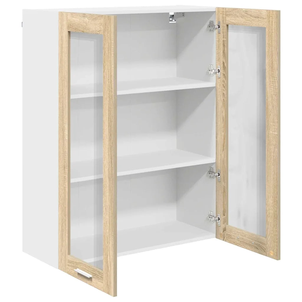 Armadio pensile con porta Rovere Sonoma 80 x 31 x 100 cm 884396