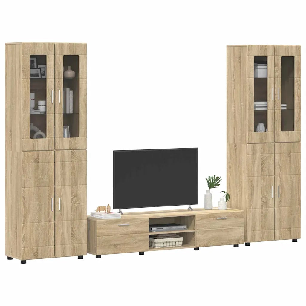 Set mobile TV FLORIN 3 pcs Rovere Sonoma Legno multistrato 3397996