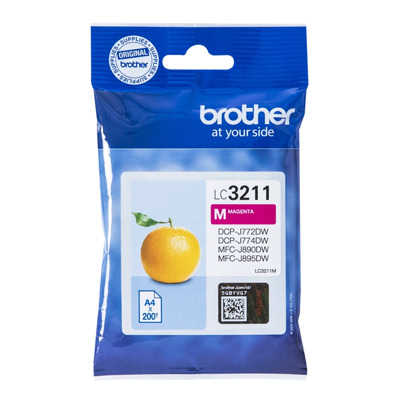 Brother LC3211M cartuccia d'inchiostro 1 pz Originale Resa standard Magenta