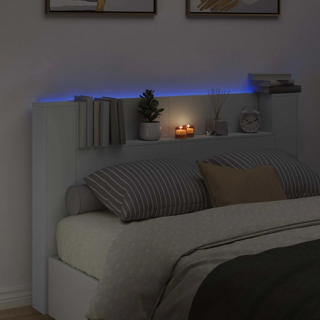 Testiera Letto Bianco Legno ingegnerizzato