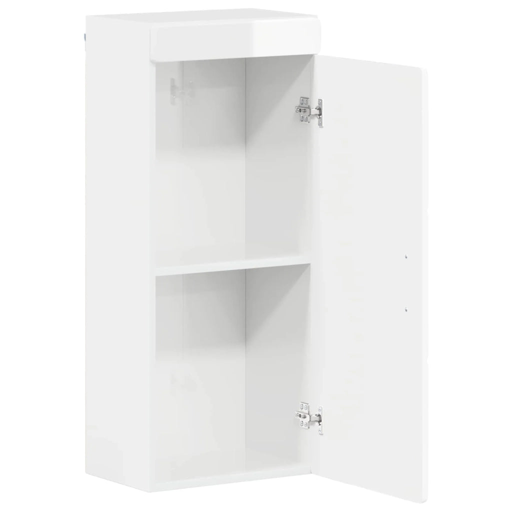 Armadio da bagno a muro TULUM Bianco Lucido 37 x 24,5 x 86 cm 880335