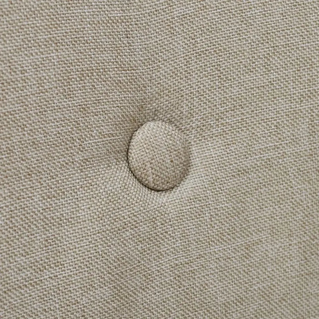 Sedie Pranzo 4 pz Beige in Tessuto e Legno Massello di Rovere 270570