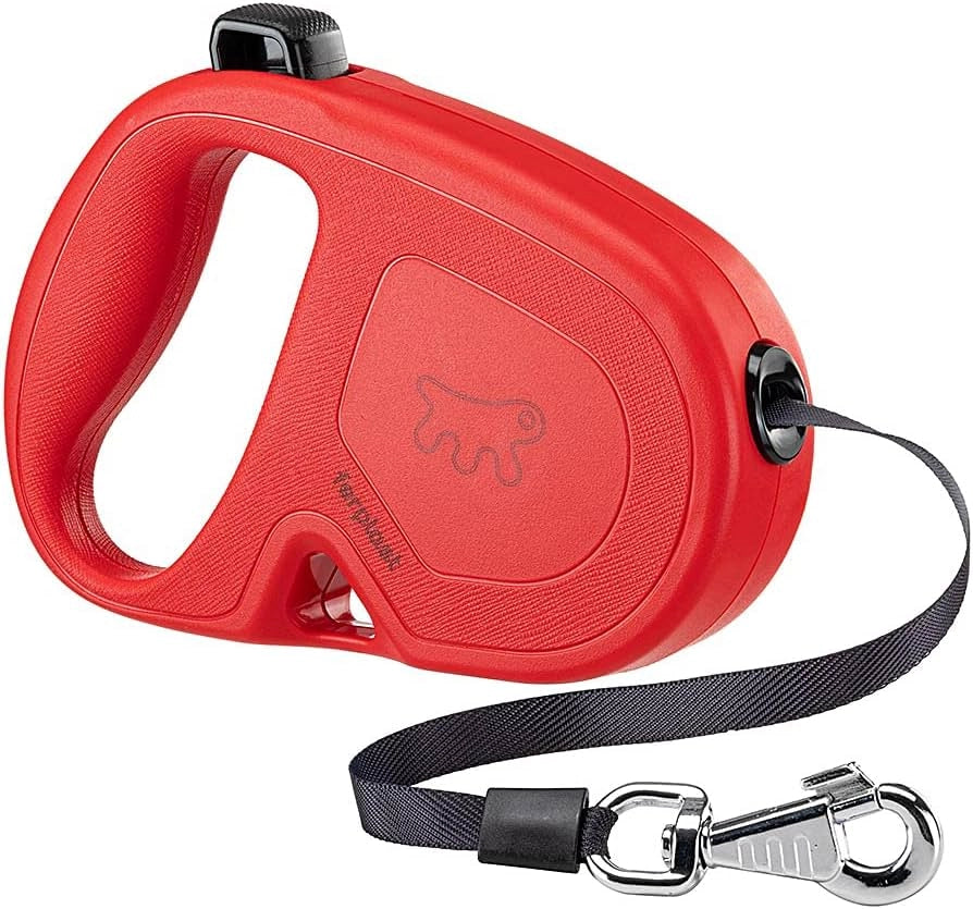 GUINZAGLIO PER CANI 'FLIPPY ONE' 5 mt, Per cani fino a 35 Kg - Col. Rosso