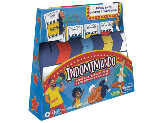 Indomimando (Gioco in scatola, Hasbro Gaming, nuova versione in italiano) gioco dei mimi per famiglie per 4 o più giocat