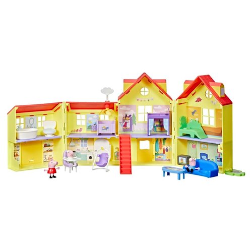 Playset personaggio hasbro g05085l0 peppa pig la grande casa familiare