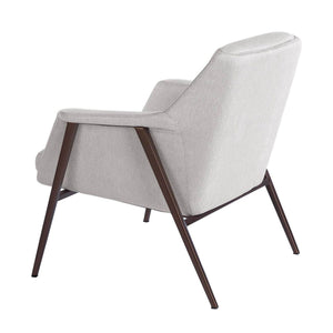 Poltrona in tessuto bianco