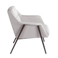 Poltrona in tessuto bianco