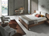 Poltrona in tessuto bianco