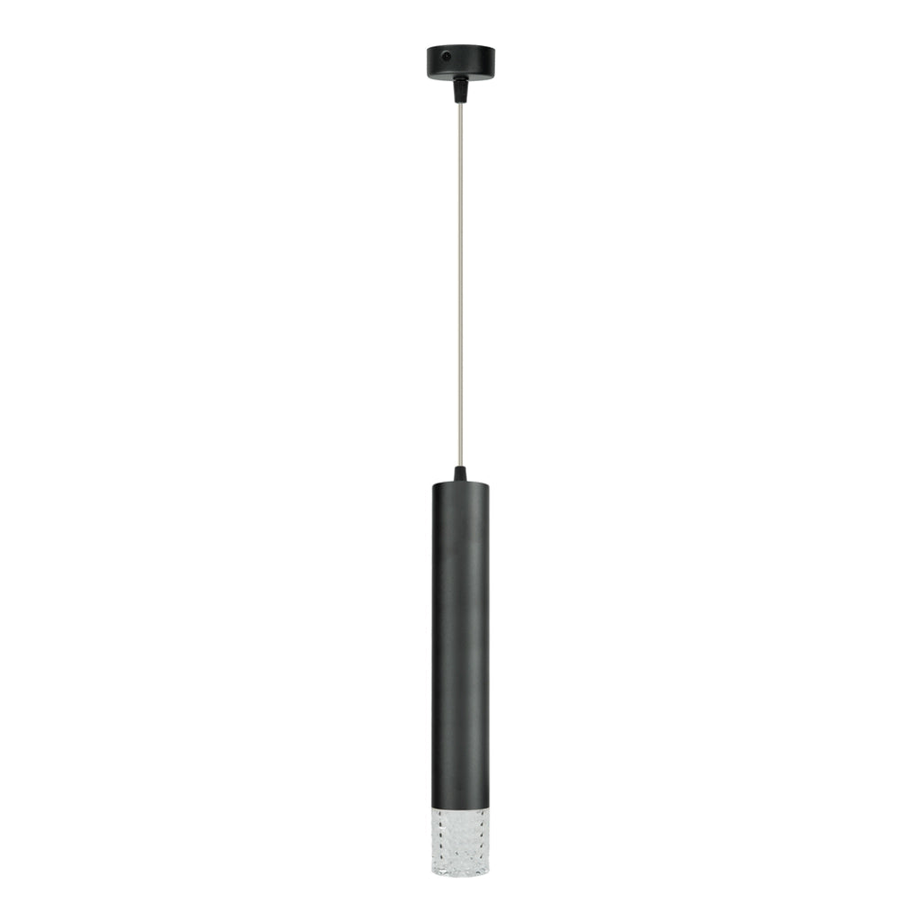 Lampada a sospensione Milagro Tubi nera tubo GU10 1 luce