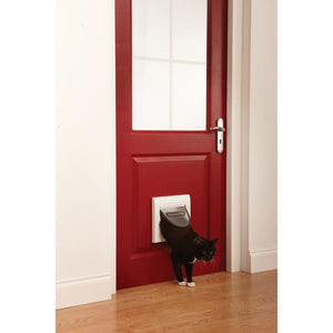 PetSafe Porta per Gatti Magnetica a 4 Modalità Classic 932 Bianca 411406