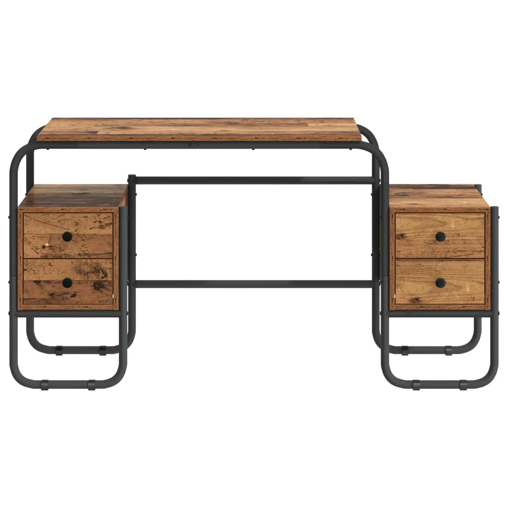 Scrivania con Spazio di Archiviazione Legno di quercia 8008012
