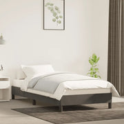 Giroletto senza Materasso Grigio Scuro 100x200 cm Velluto 346959