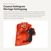 Componente a catena da montaggio - Facile da installare - affidabile e stabile - compatibile con 235 235E 236 240
