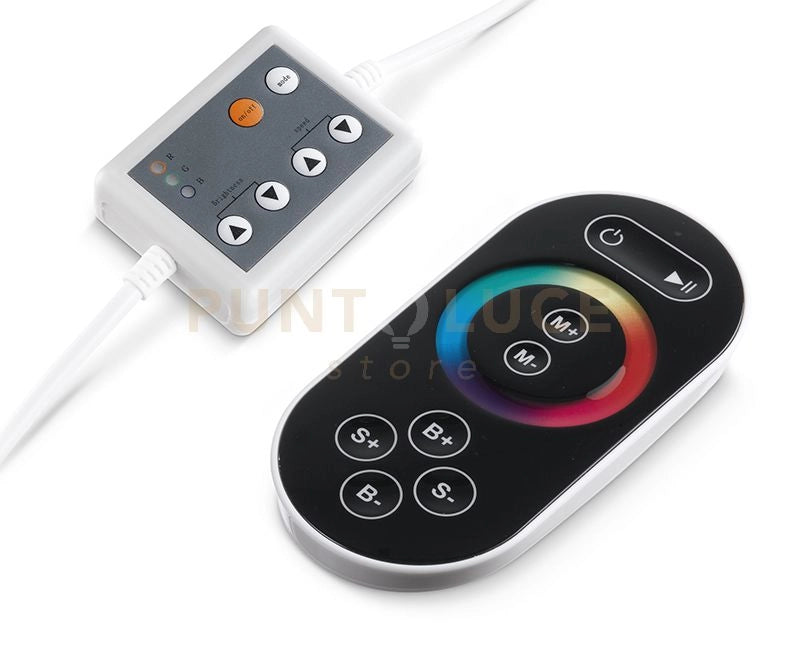 GSTTE4- CENTRALINA PIU TELECOMANDO ONDE RADIO TOUCH PER STRISCE LED RGB "GST062R/GST063R" 288W