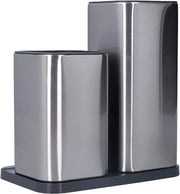 Blocco di misurazione universale - supporto per utensili in acciaio inossidabile - grande coltello - contenitore per oggetti di uso domestico - contenitore per la cucina - accessori per attrezzi da cucina - facile da pulire - accessori per la cucina .