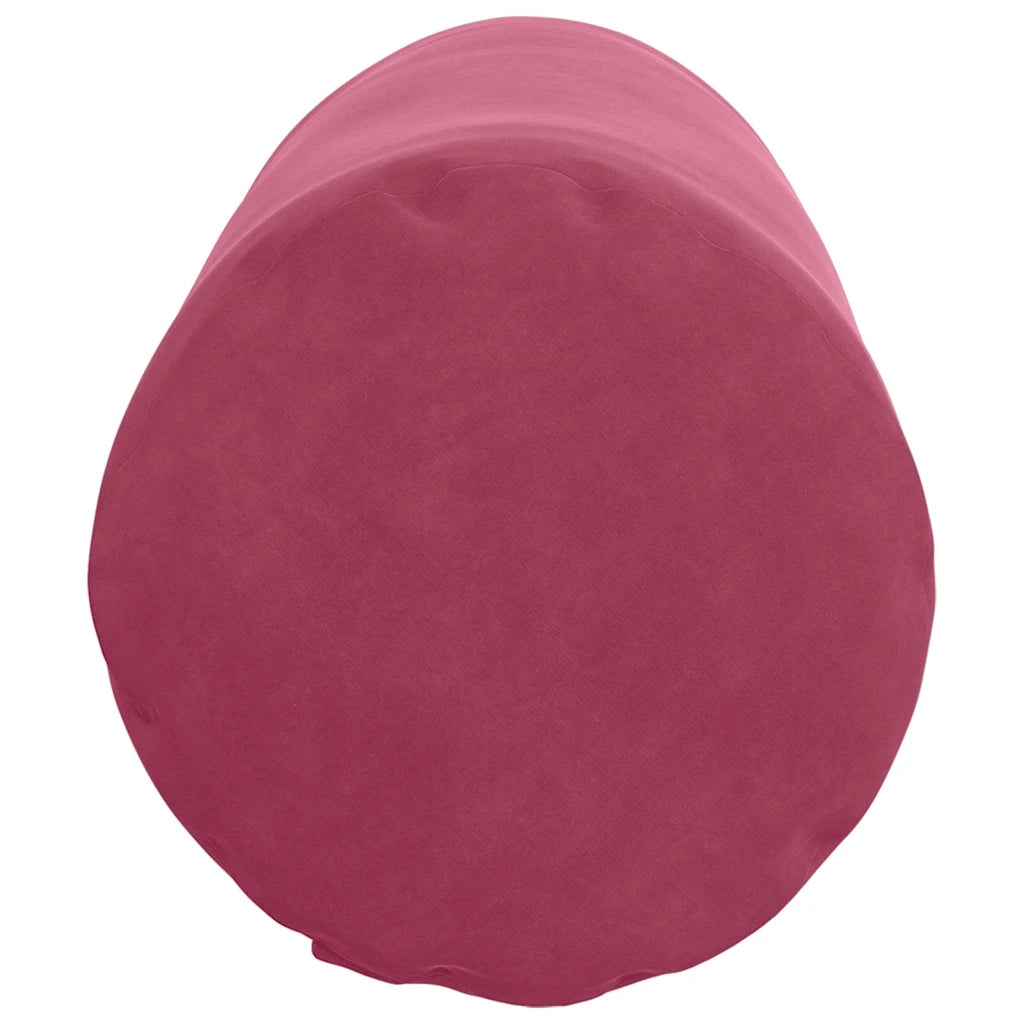 Cuscini a rullo 2 pz | Cuscini per sedie Rosso Vino ? 25 x 70 cm Tessuto in Cords