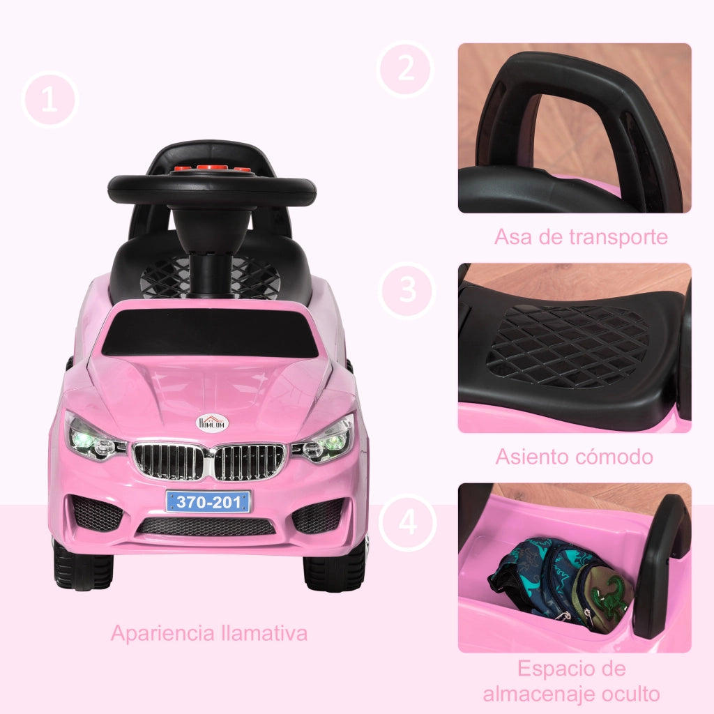 Giocattolo a Spinta per Bambini con Musica e Luci ¨C Zephmum ¨C Rosa