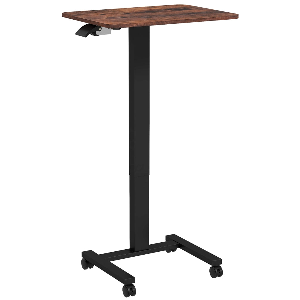 Tavolo regolabile in altezza ¨C zephmum ¨C 65x48x108 cm, colore marrone e nero
