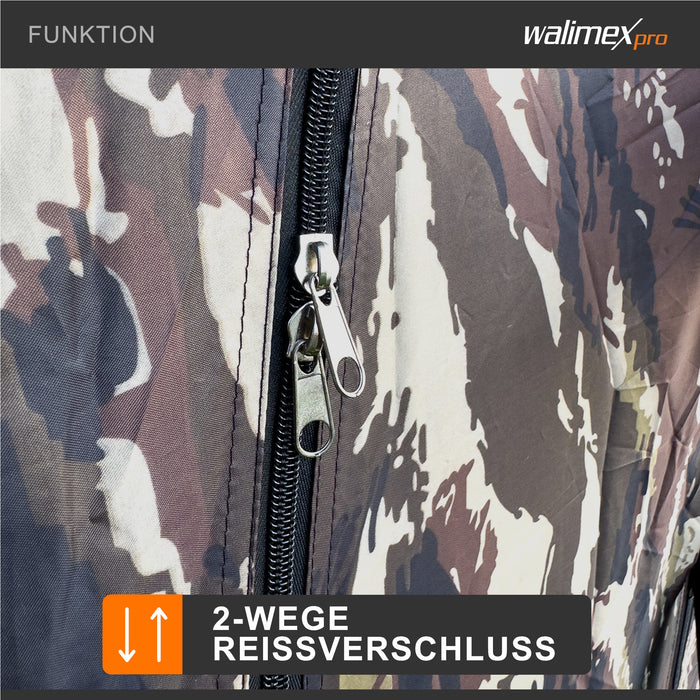 tenda mimetica pop-up per fotografia naturalistica e osservazione della fauna - 1100 x 1100 x 1400 mm - Rapido da montare e smontare con finestre laterali e borsa di trasporto, tenda