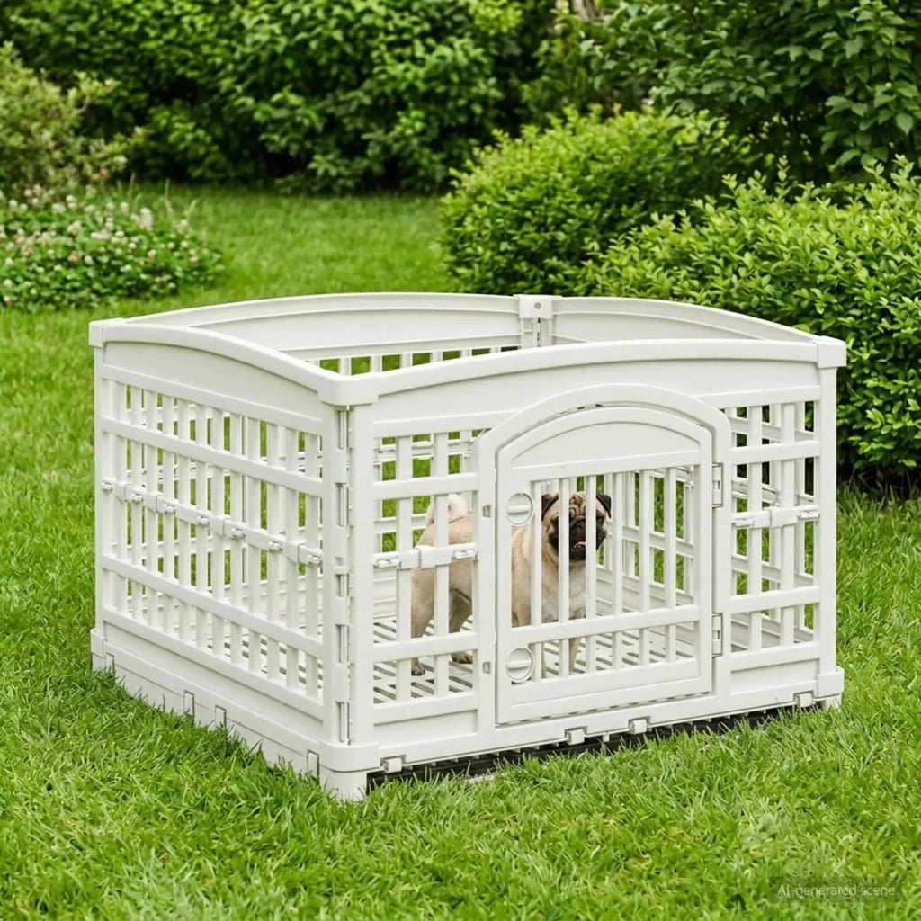 Parco giochi per cani a 4 pannelli 177,5 x 154,5 x 112 cm 42027221