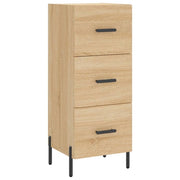 Buffet credenza cassettiera armadio mobile contenitore organizer cucina soggiorno rovere Sonoma 34,5 x 34 x 90 cm legno ingegnerizzato marrone 02_0031538